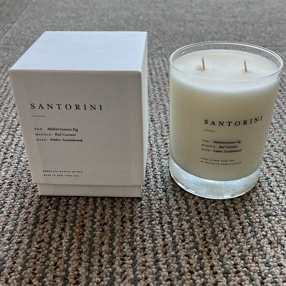 Brooklyn Candle Studio SANTORINI. Brand New.